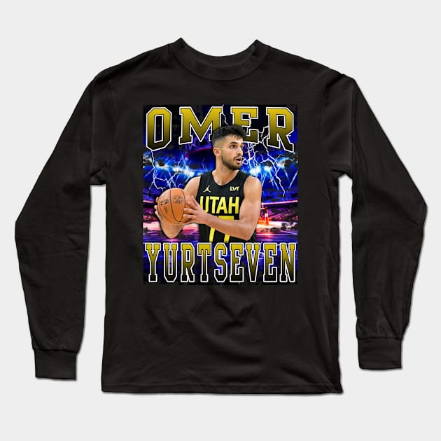 Omer Yurtseven Long Sleeve T-Shirt by Gojes Art